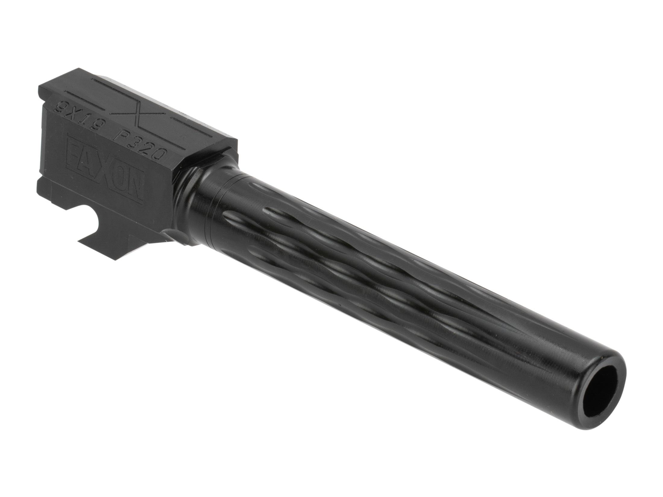 Faxon Firearms Sig P320 Full Size Flame Fluted Barrel Nitride 320B910NFLOQN